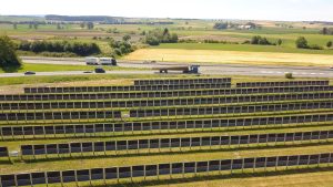 Aasen Agrivoltaics Solar Plant With Walls Of Vertical Bifacial Modules Near Donaueschingen Germany 7