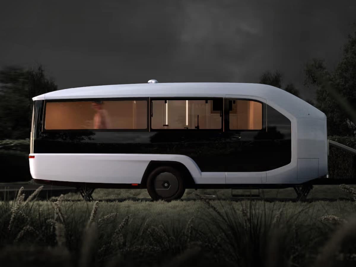 Pebbble Flow: Caravana Elétrica Com Painéis Solares