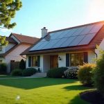 Painéis Solares Instalados Em Telhados