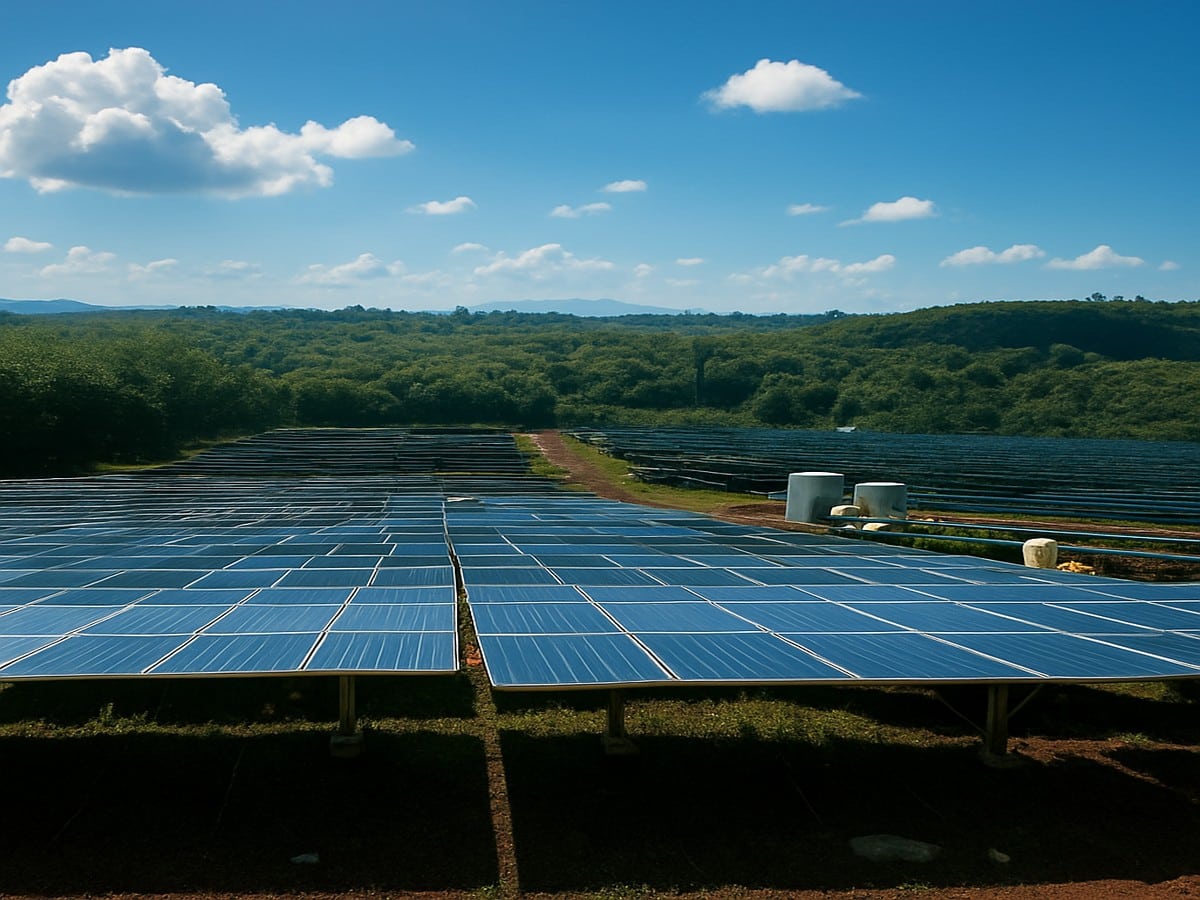 Selecionar O Local Ideal Para Projetos De Energia Renovável 4 Parque Solar Fotovoltaico